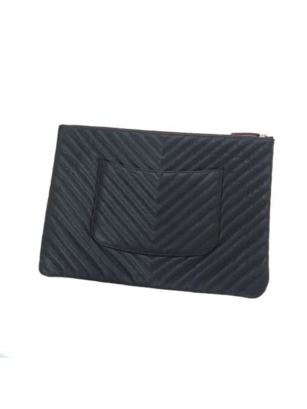 Chanel Caviar Chez Blanc Clutch